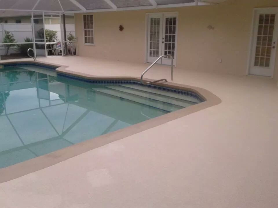 Acrylic Pool deck