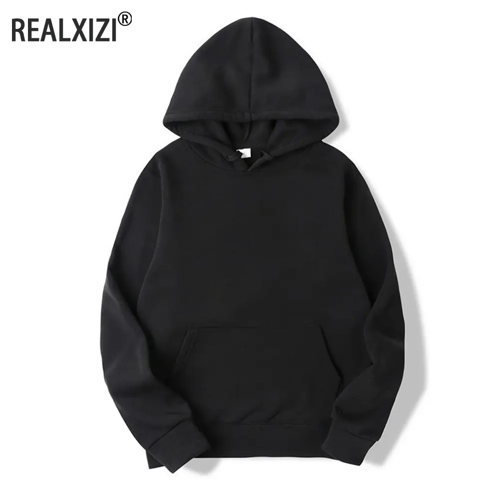 Men's Hoodies Women Pullover Spring Autumn Casual Hoodie Sweatshirts Solid Color