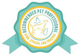 Blue and yellow pet business award