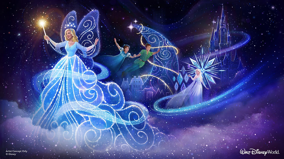 Artist rendering of new Nighttime Parade coming to Walt Disney World