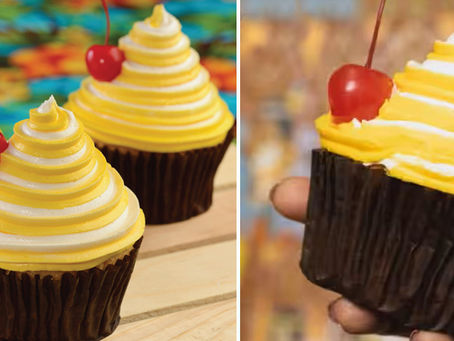 Pineapple "Dole Whip" Cupcakes - Foodie Friday