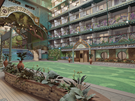Disney Imagination Garden aboard Disney Adventure