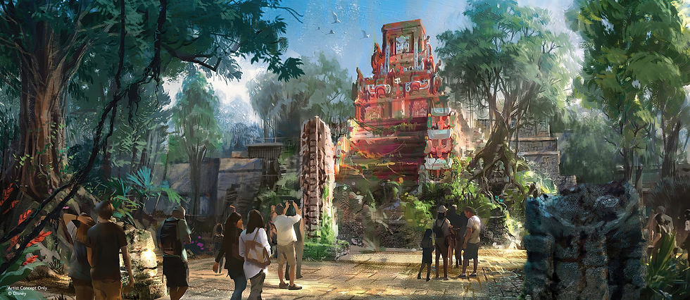 Artist rendering of new Indiana Jones attraction coming to Walt Disney World