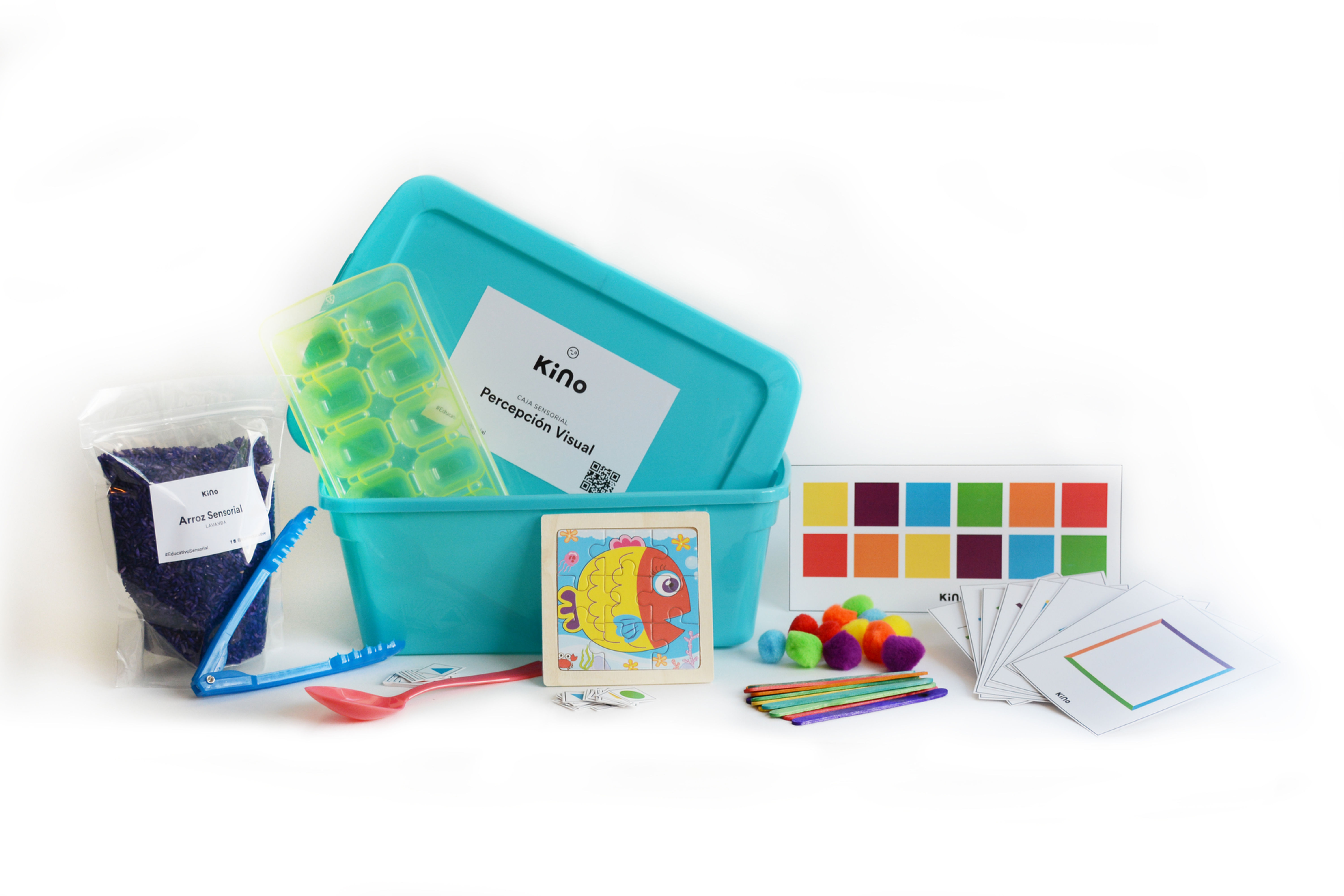 Caja sensorial didáctica Percepción Visual
