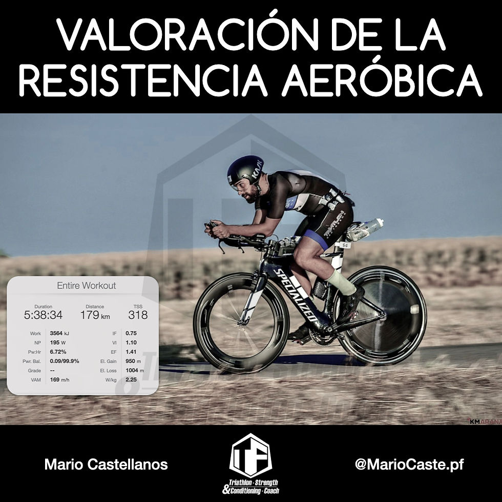 Valoración de la resistencia aeróbica