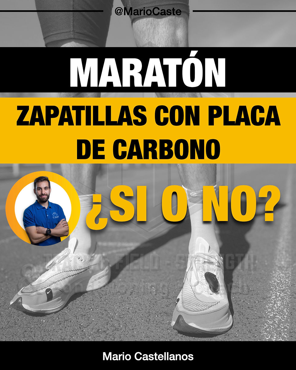 Maratón: Zapatillas de Placa de carbono, ¿si o no?