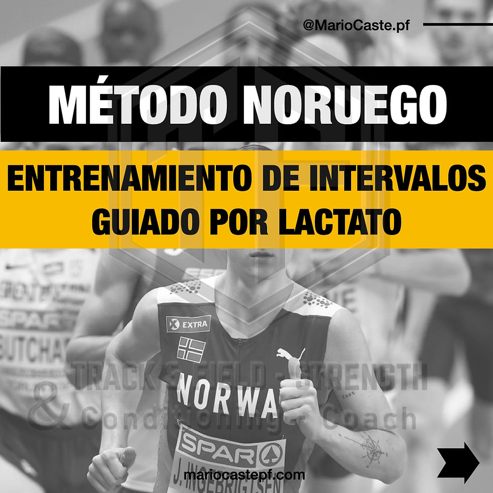 El Método Noruego: Entrenamiento Interválico Guiado por Lactato