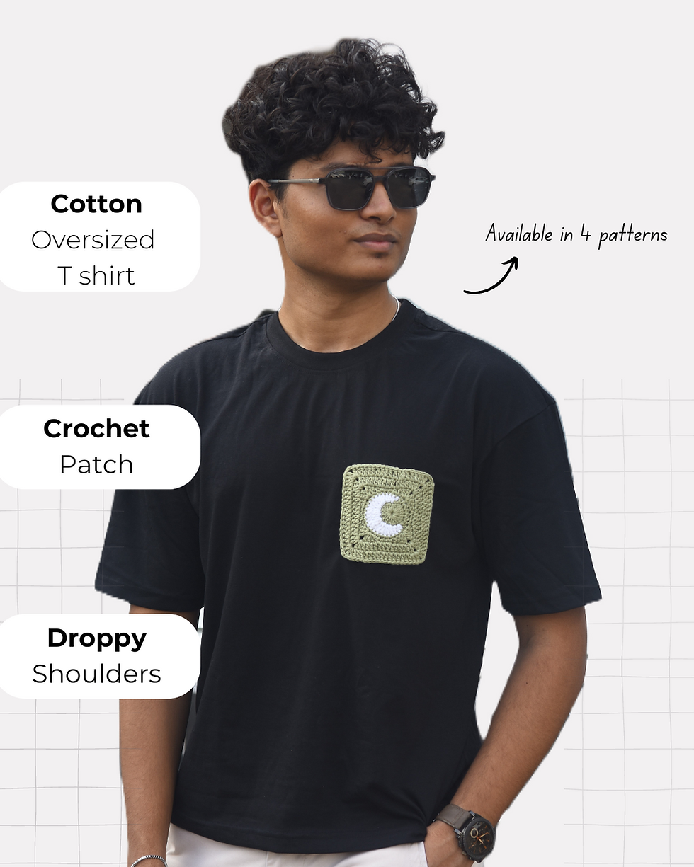 Thumbnail: Crochet Patch T shirt