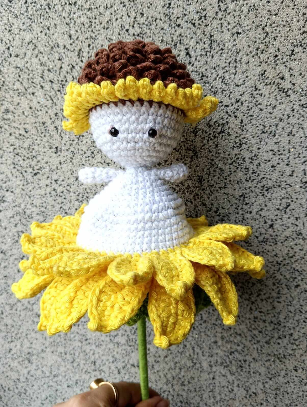 Reversible Sunflower Doll