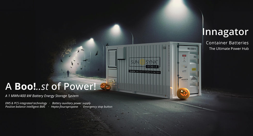 Innagator Battery Energy Storage System Halloween