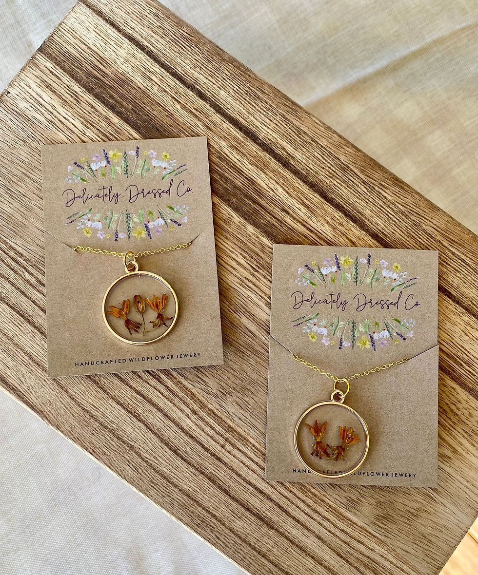 Wildflower Necklaces