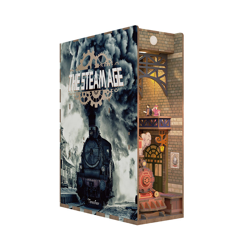 Miniature : Book Nook L'Epoque Industrielle | Maquette 3D