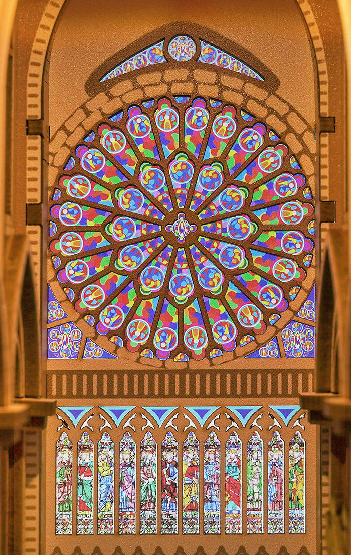 Miniature : Book Nook Cathédrale Notre-Dame de Paris | Maquette 3D