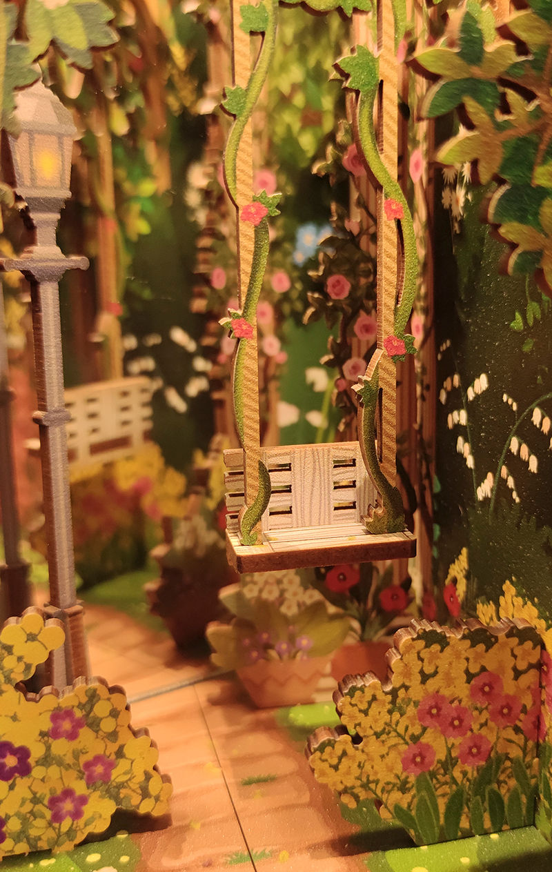 Miniature : Book Nook Le Jardin Secret | Maquette 3D