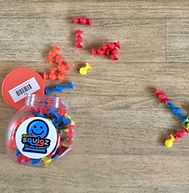 Jeu de construction à base d'éléments ventouses