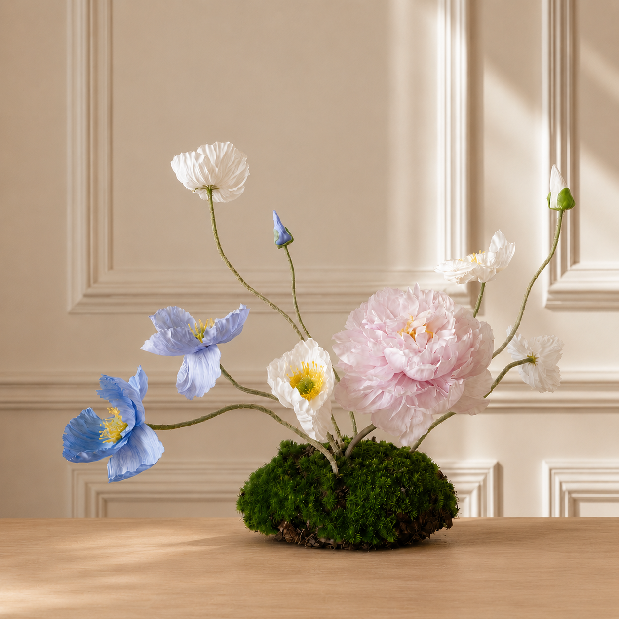 Rock and flowers No.3