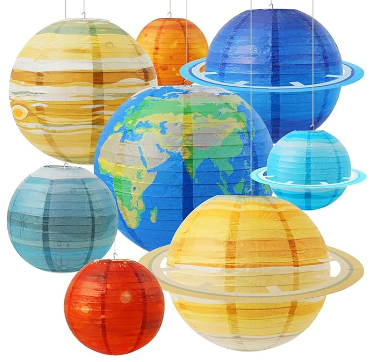 Solar System Paper Lanterns