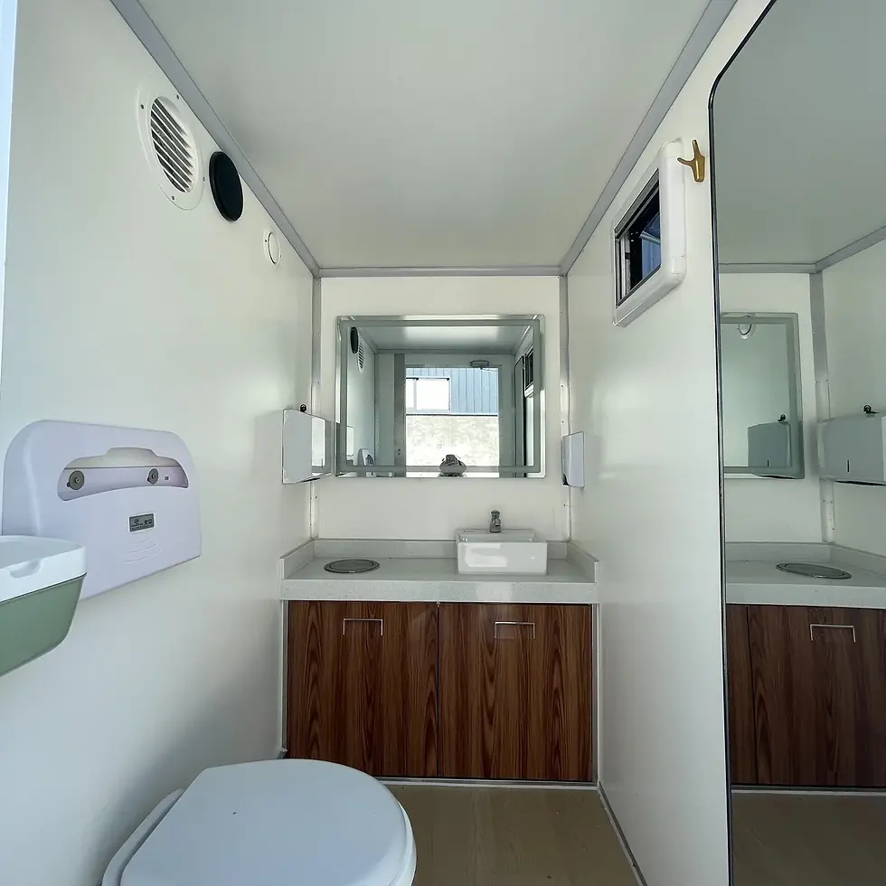 Thumbnail: VIP Portable Restroom Trailer - 2-Station Luxury Mobile Toilet