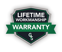 GLS Construction Lifetime Workmanship Warranty Badge