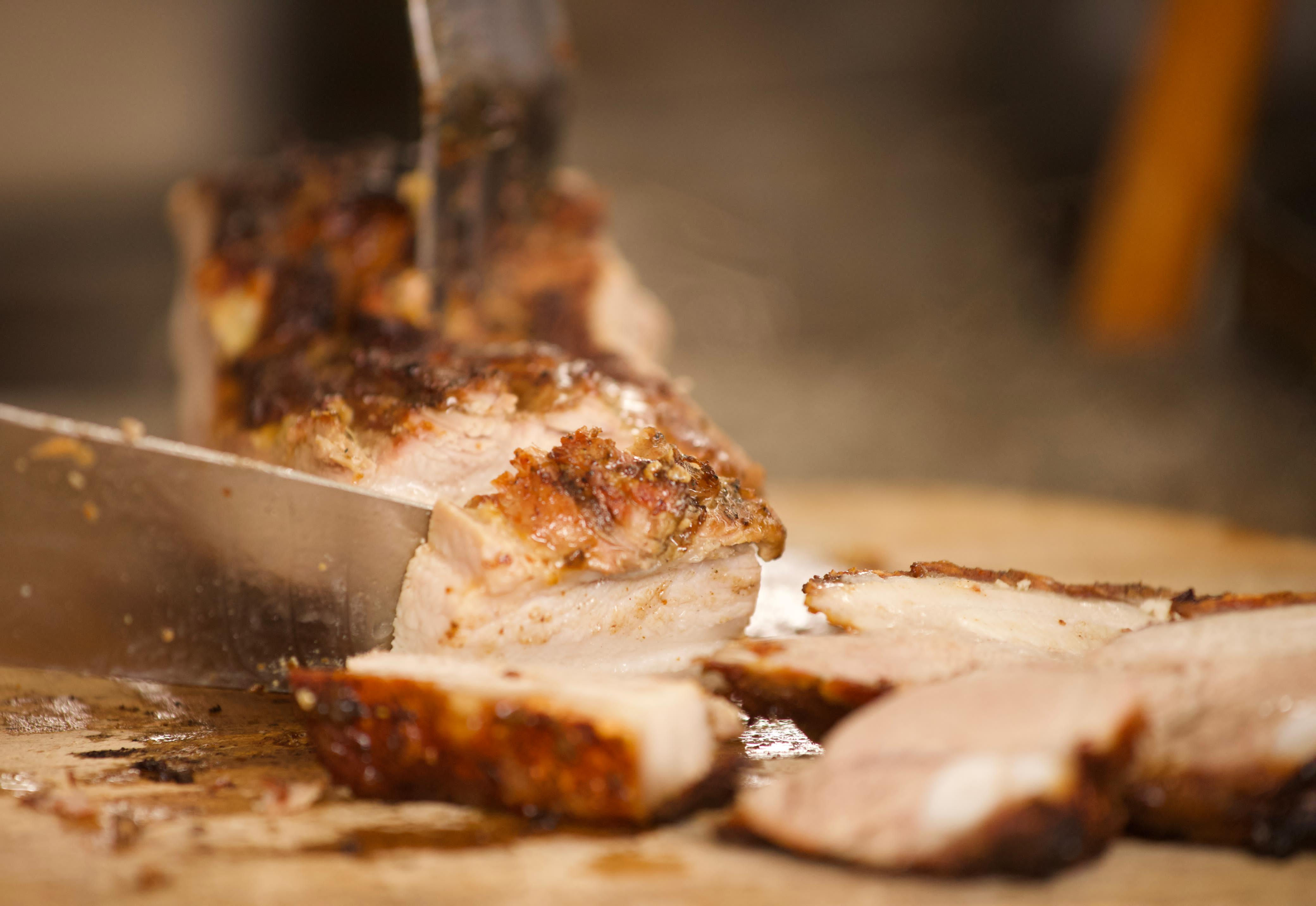 Travers de porc boucané