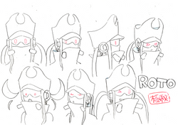 ROTOキャラクター設定3 表情集