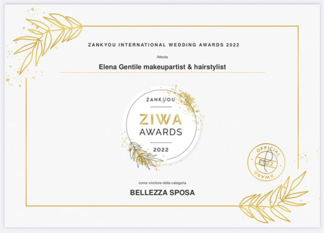 Vincitrice degli Ziwa Awards 2022 nel Settore Bellezza Sposa