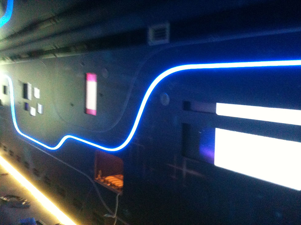 Covering murale et ruban Led