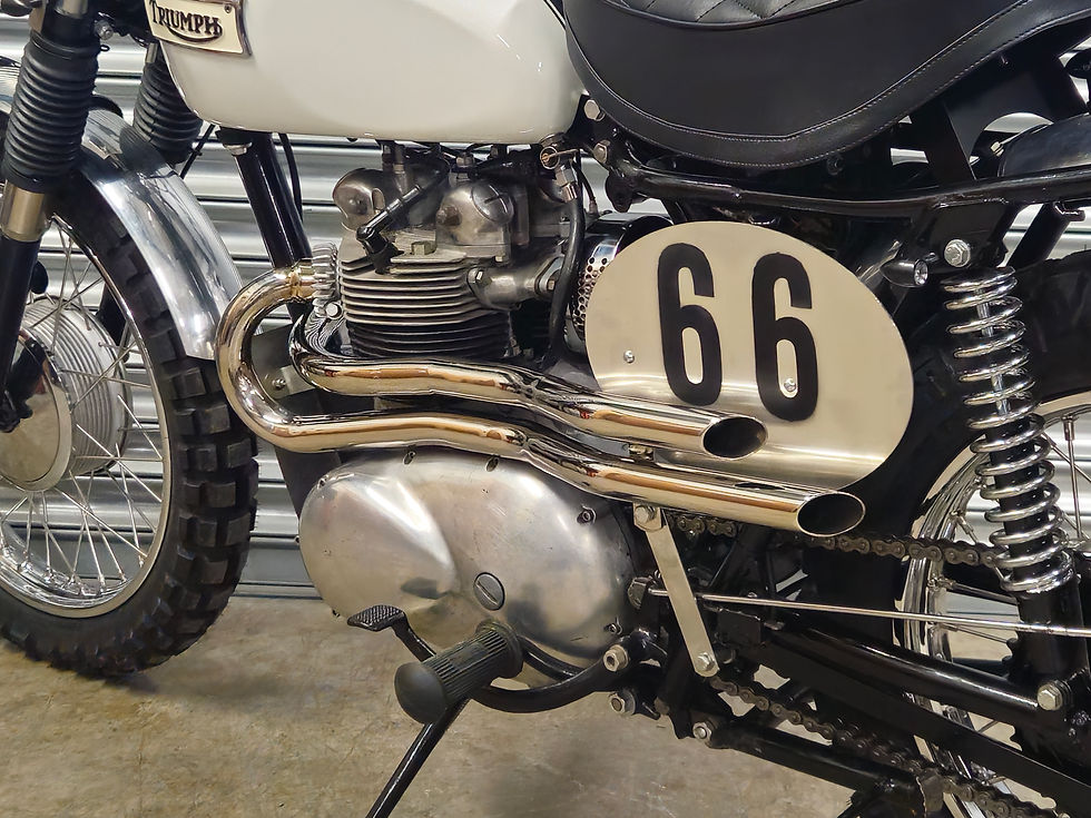 Thumbnail: Triumph Tiger Trophy T100 High Level Exhaust Custom