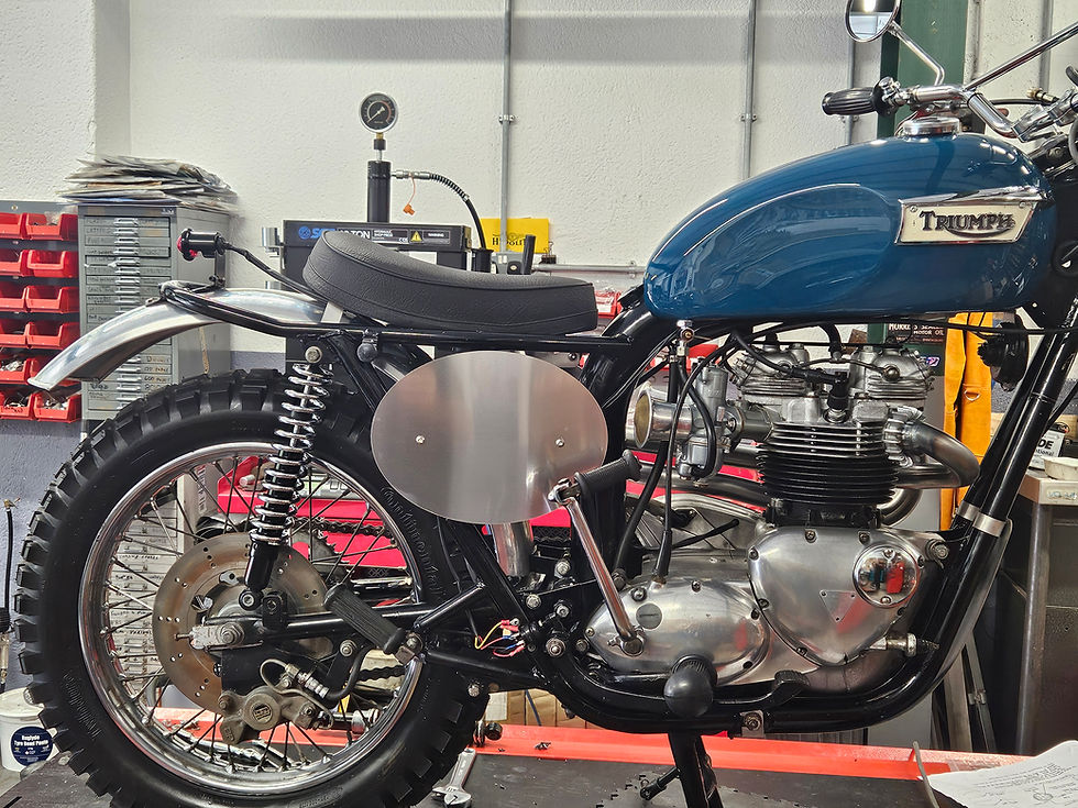 Thumbnail: Triumph T140 TR7 T100 T90 Classic Custom Number Boards
