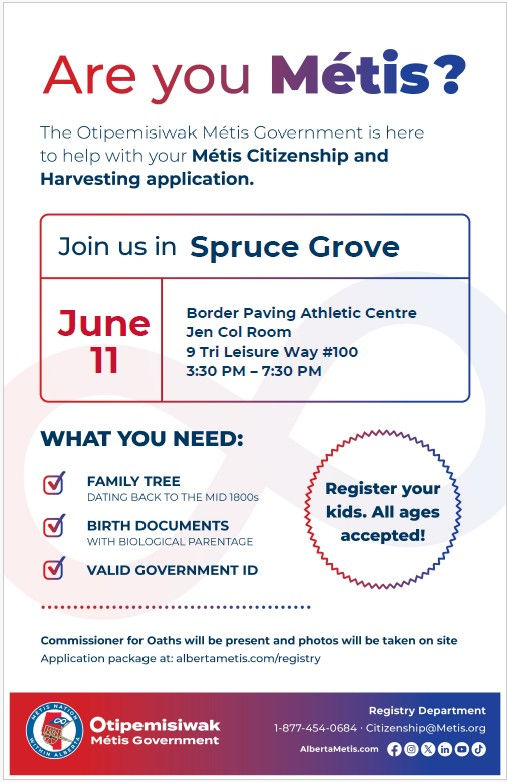 Registry Event in Spruce Grove