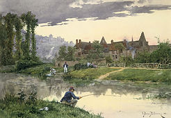 Soldier Fishing