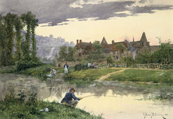 Soldier Fishing