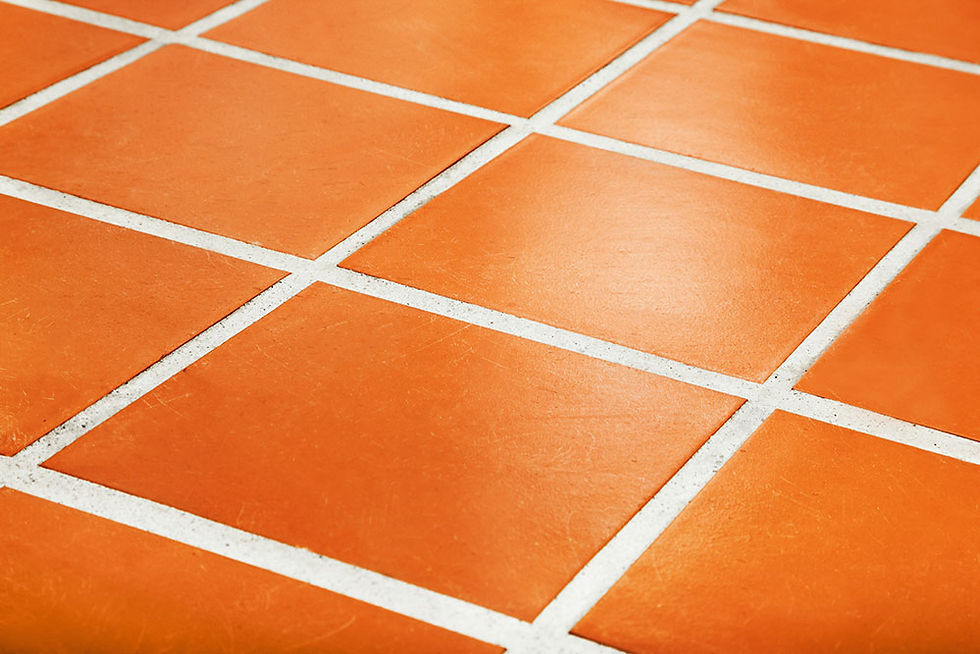 Orange Floor Tiles
