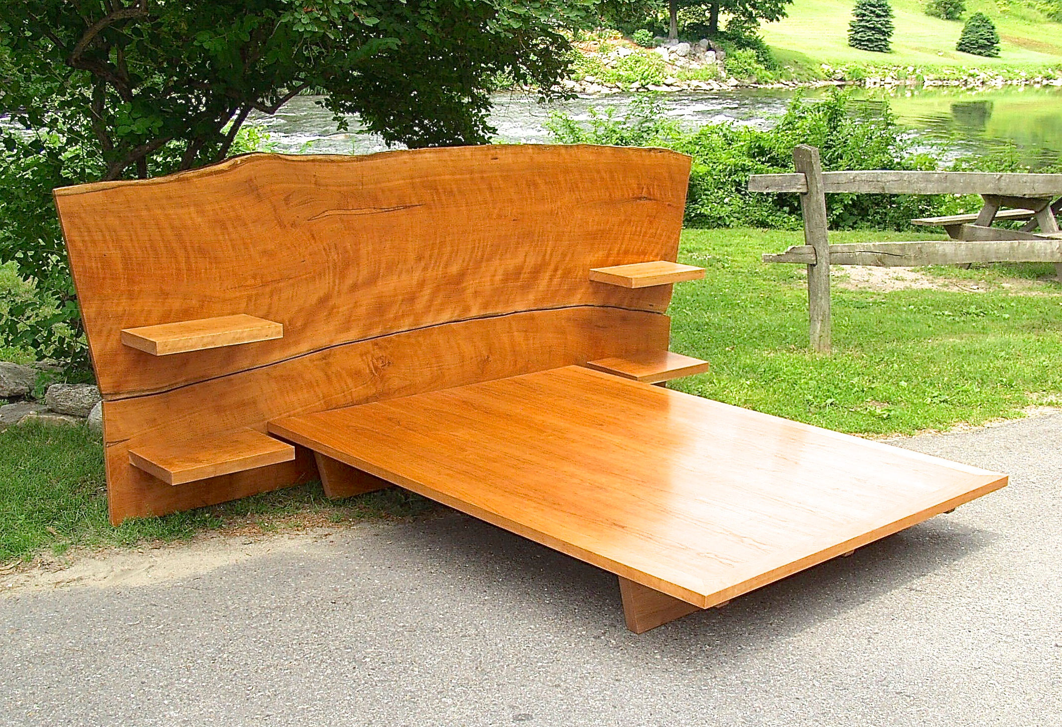 Flamed Cherry Live Edge