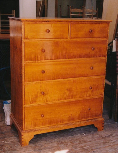Six Drawer Tall Dresser