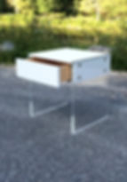 Lucite Side Table