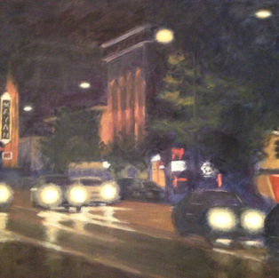 Rainy Night on Broadway