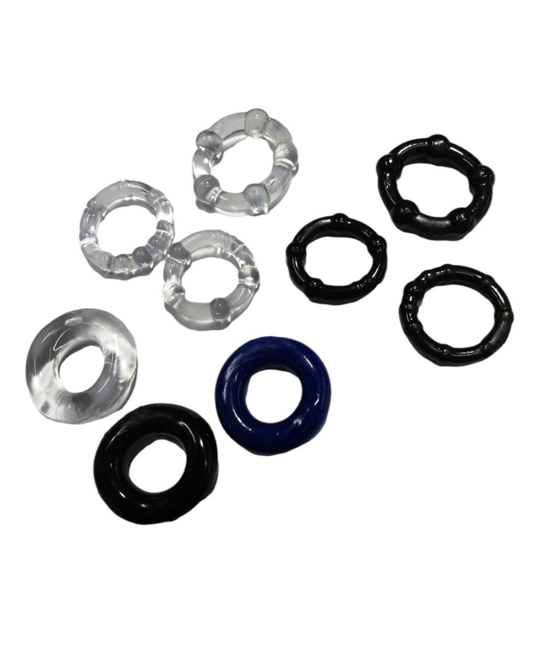 ANILLOS X 3 PARA HOMBRE STAY HARD DONUTS