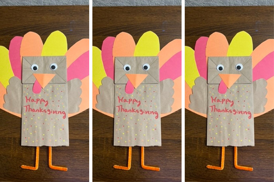 Fun and Easy Paper Bag Turkey Puppet Craft for Kids