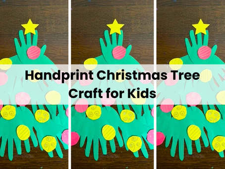 Crafting Christmas: How to Make a Festive Handprint Christmas Tree with Your Kids