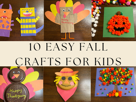 Get Ready for Fall Fun: 10 Exciting Craft Ideas Your Kids Will Love!