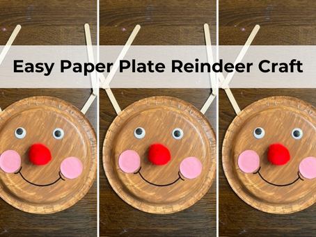 Create a Festive Reindeer with a Paper Plate: A Fun Christmas Craft for Kids