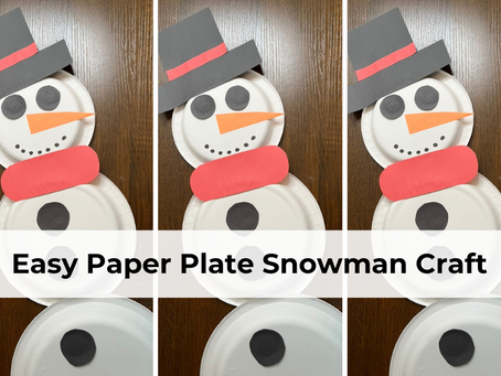 How to Make a Cheerful Paper Plate Snowman for Kids: A Fun and Easy Christmas Craft!