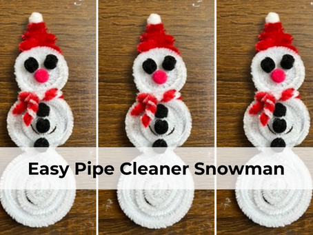 Crafting an Adorable Pipe Cleaner Snowman: A Fun Winter Project for Kids