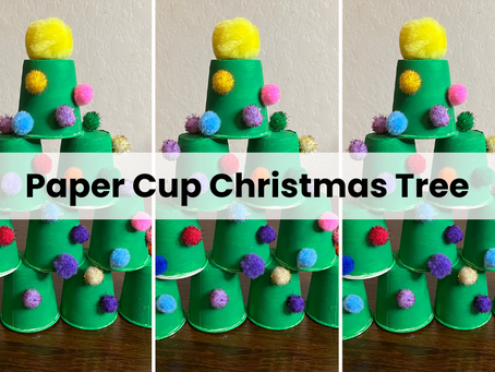 How to Make a Festive Christmas Tree Craft with Small Paper Cups: Fun DIY Project for Kids!