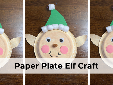 Crafting Christmas Magic: How to Make a Cheerful Paper Plate Elf with Your Kids