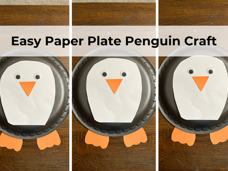 Fun and Easy Winter Craft: How to Make an Adorable Paper Plate Penguin with Your Kids