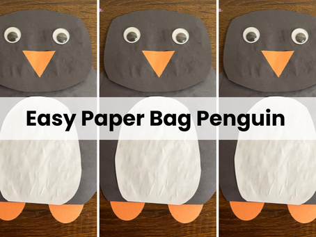Fun and Creative Winter Craft: How to Make an Adorable Paper Bag Penguin with Your Kids
