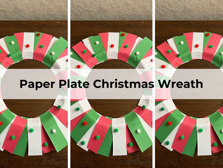 DIY Christmas Wreath Craft: How to Make a Paper Plate Wreath with Your Kids!