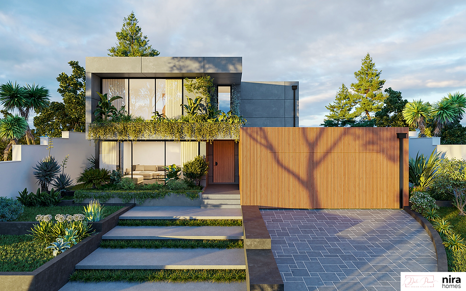 Double-storey House - The Brasilia - Front Facade.png